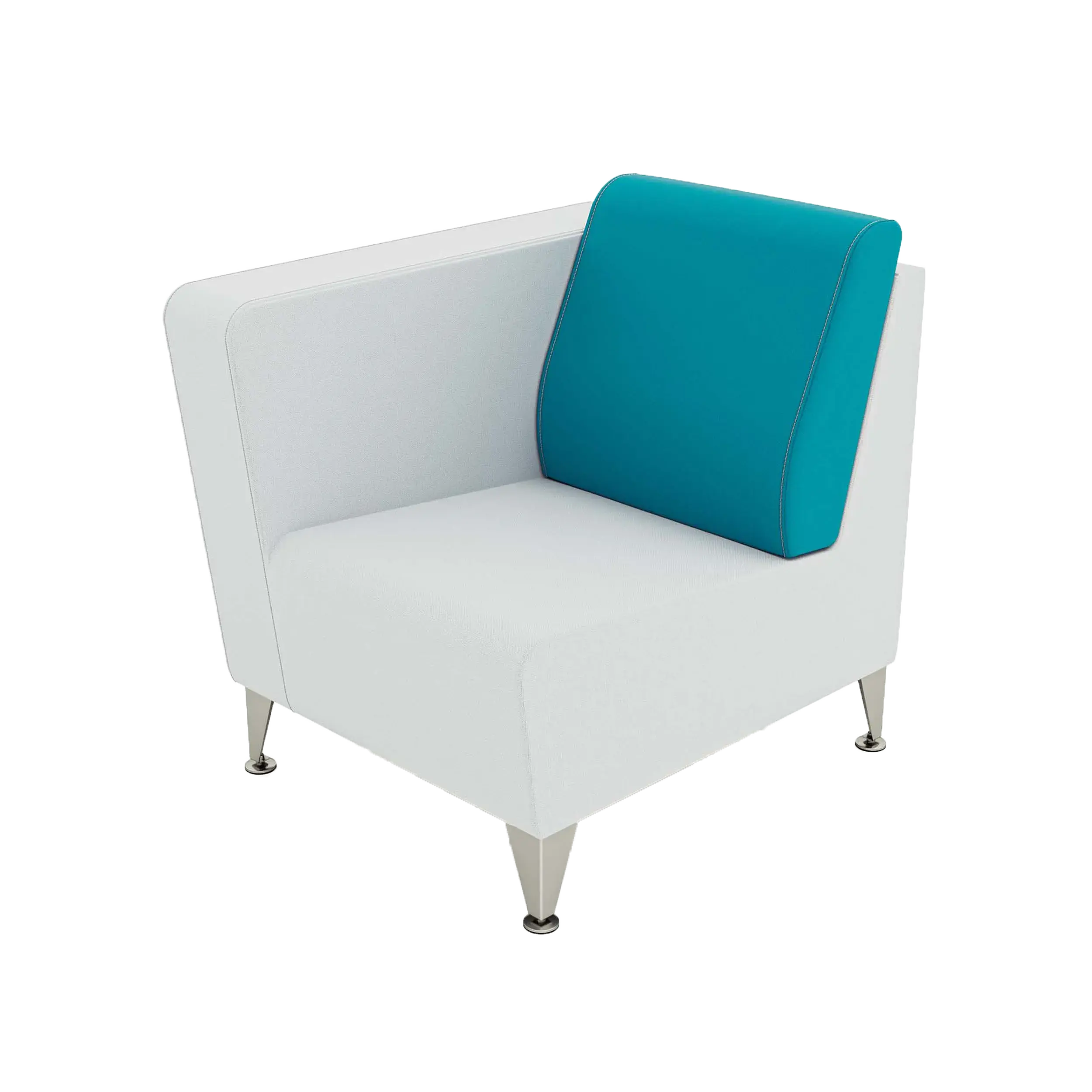 Individual silla social derecha