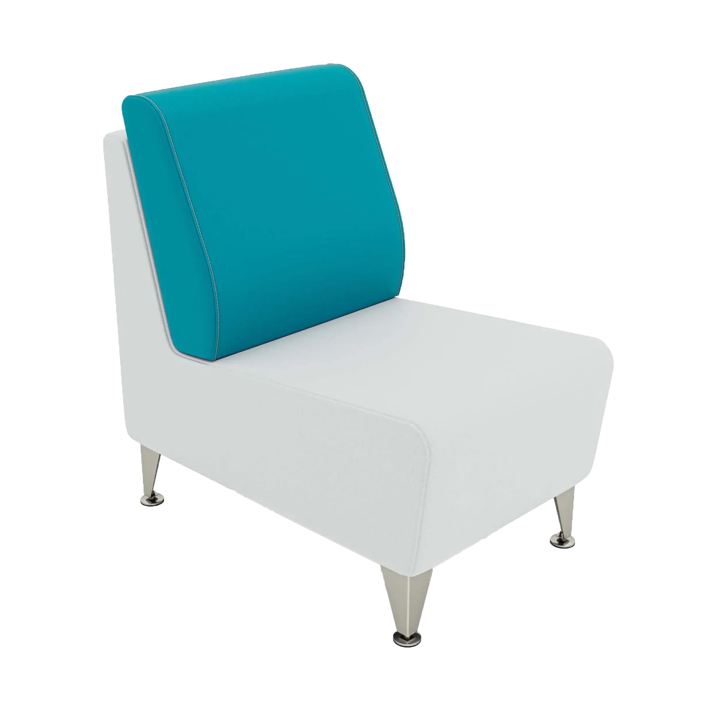 Individual silla social armless